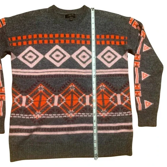 J. Crew Nordic Design Wool Blend Sweater- Size S - Picture 6 of 8